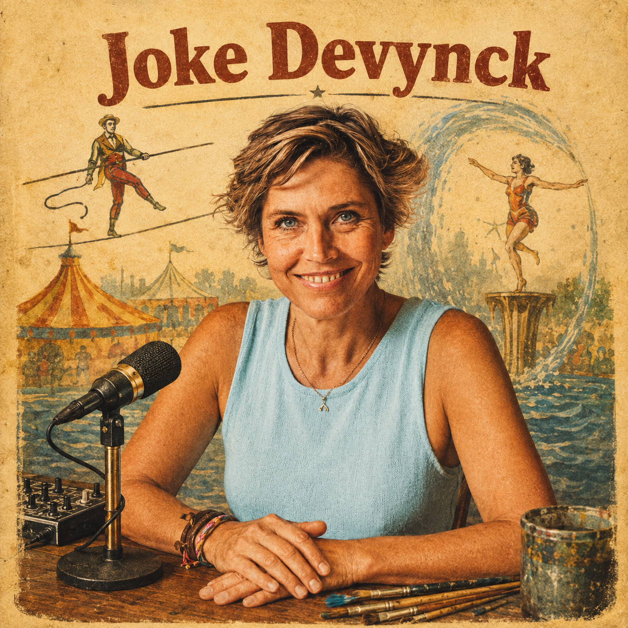 Cover van Podcast De Koorddanser met Joke Devynck over taoïsme